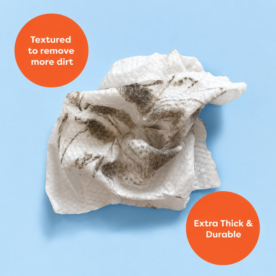 Extra thick textured wipe